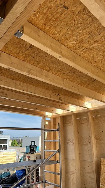 Dakopbouw Amsterdam-Osdorp – de houten constructie, foto 17