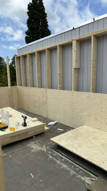 Dakopbouw Amsterdam-Osdorp – de houten constructie, foto 5