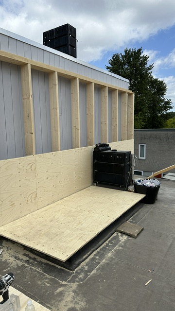 Dakopbouw Amsterdam-Osdorp – de houten constructie, foto 6