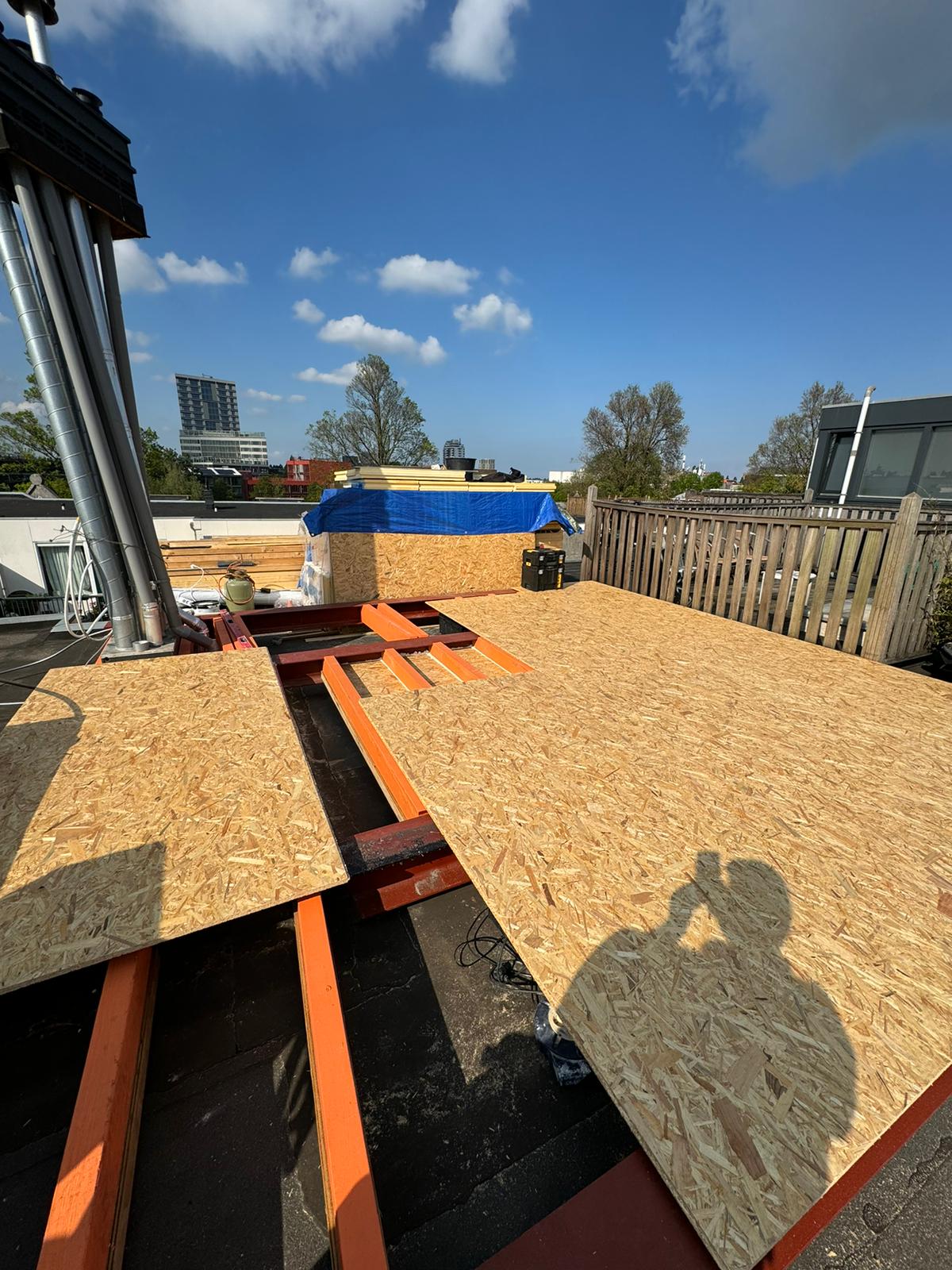 Dakopbouw Amsterdam-Oost – de nieuwe constructie, foto 3