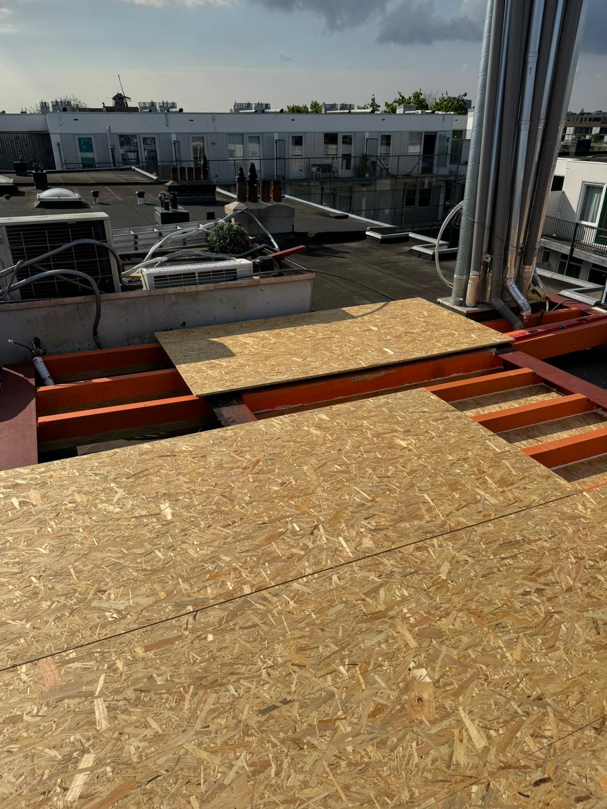 Dakopbouw Amsterdam-Oost – de nieuwe constructie, foto 4
