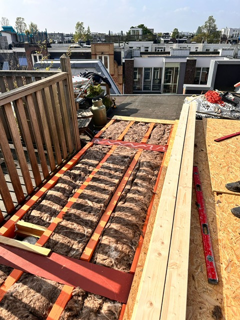 Dakopbouw Amsterdam-Oost – de nieuwe constructie, foto 5