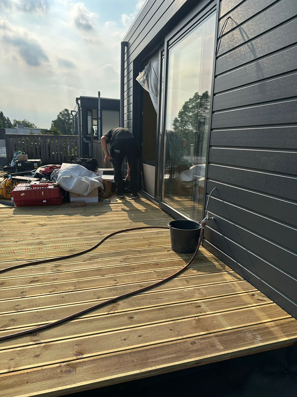 Dakopbouw Amsterdam-Oost – aanleg van het dakterras, foto 4