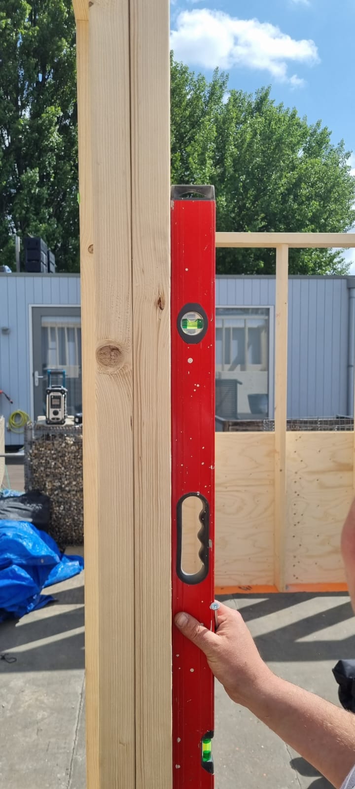 Dakopbouw Amsterdam-Osdorp – de houten constructie, foto 9